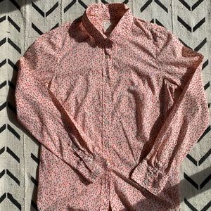 J. Crew The Perfect Shirt - Poppy print